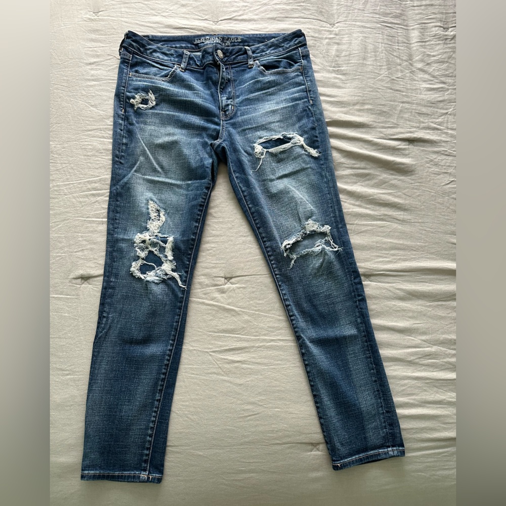 American Eagle Distressed Skinny Jeans